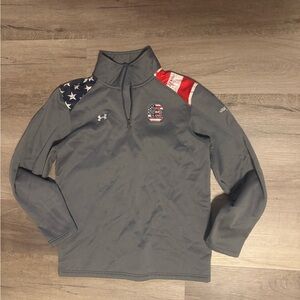 South Carolina Gamecocks Under Armour Gray Quarter-Zip Pullover